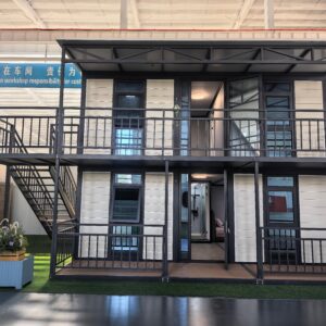 Double-layer double-wing folding villa