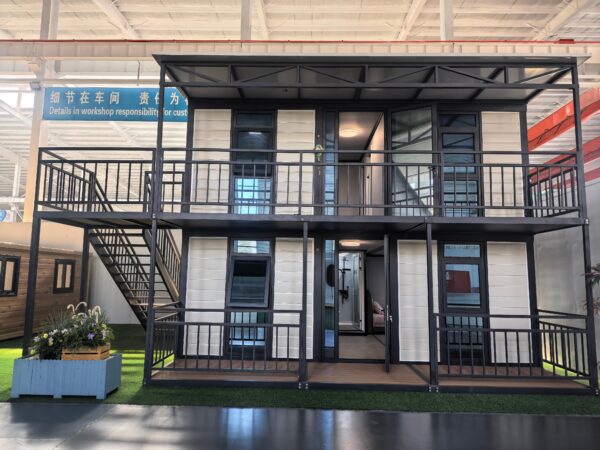 Double-layer double-wing folding villa