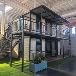 Double-layer double-wing folding villa