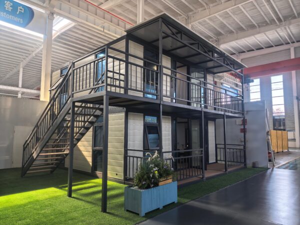 Double-layer double-wing folding villa