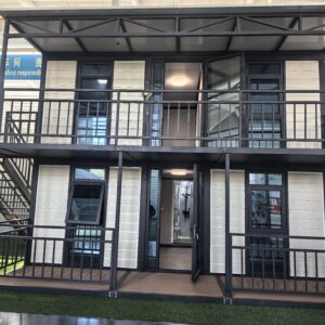 Double-layer double-wing folding villa