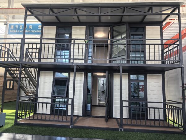 Double-layer double-wing folding villa