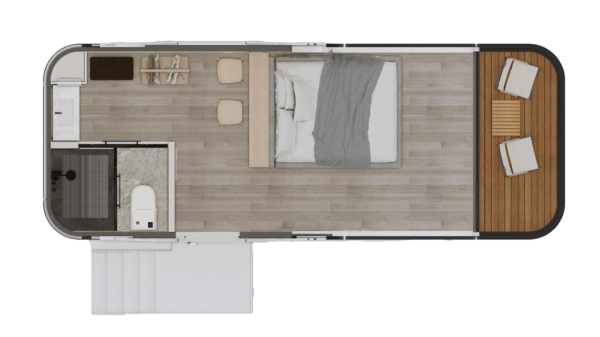 Model E5 high-end hardcover space capsule