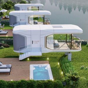 Model E5 high-end hardcover space capsule