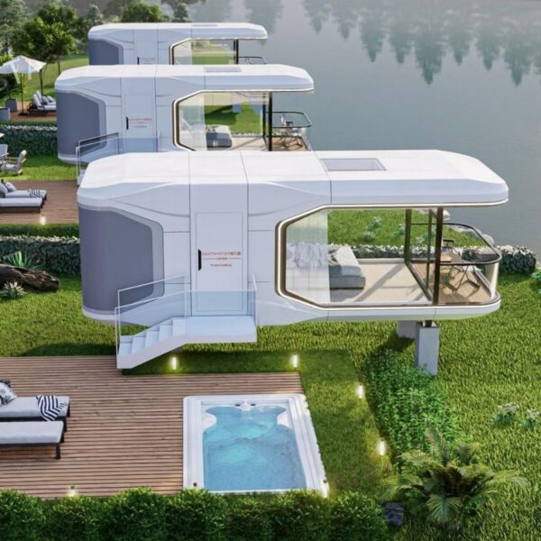 Model E5 high-end hardcover space capsule