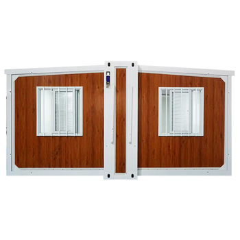 A double-wing folding house that is only 700mm wide when folded