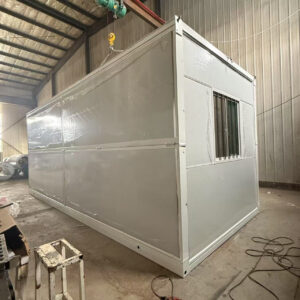 X-shaped foldable container house