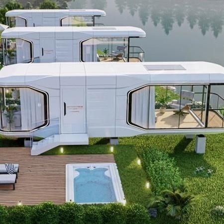 E7 model with balcony luxury space cabin