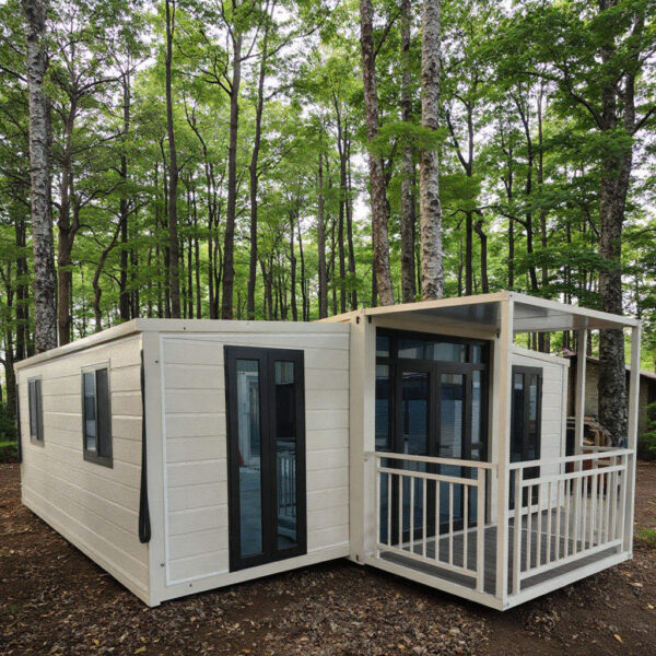 H5f7d2e6e43b84428a70a0af1f517f539y A double-wing folding house with a 20-foot-long small terrace