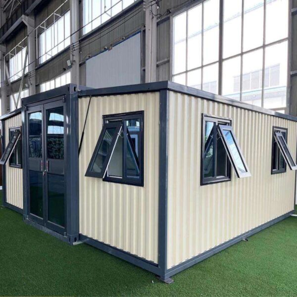 20-foot corrugated board exterior wall double-wing folding room
