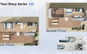 Double-deck luxury space capsule