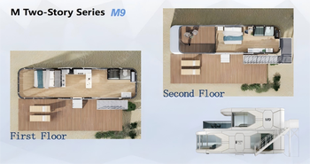 Double-deck luxury space capsule