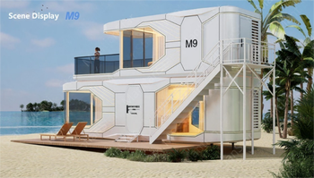 Double-deck luxury space capsule