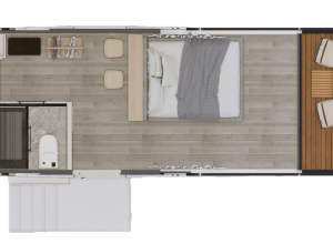 V6 2 V6 model with balcony luxury space cabin