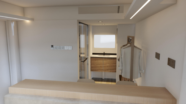 V6 5 V6 model with balcony luxury space cabin