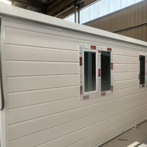 20-foot carved-panel curtain wall double-wing folding room