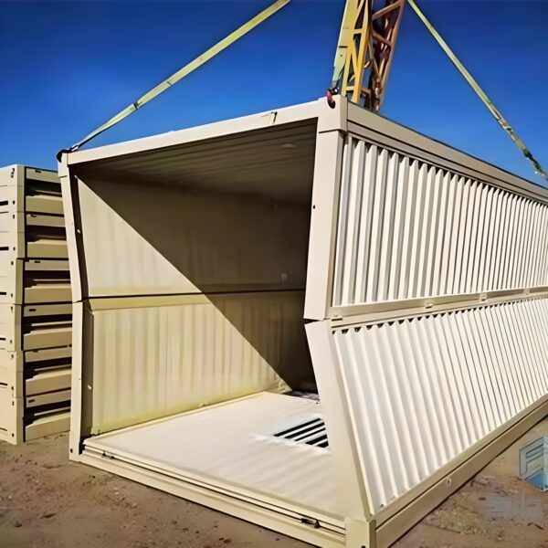 X-shaped foldable container house