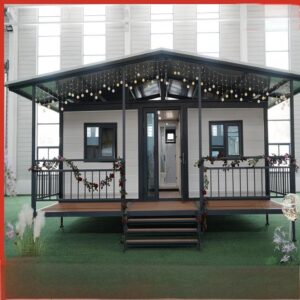 主图2 Double-wing folding house with a pavilion
