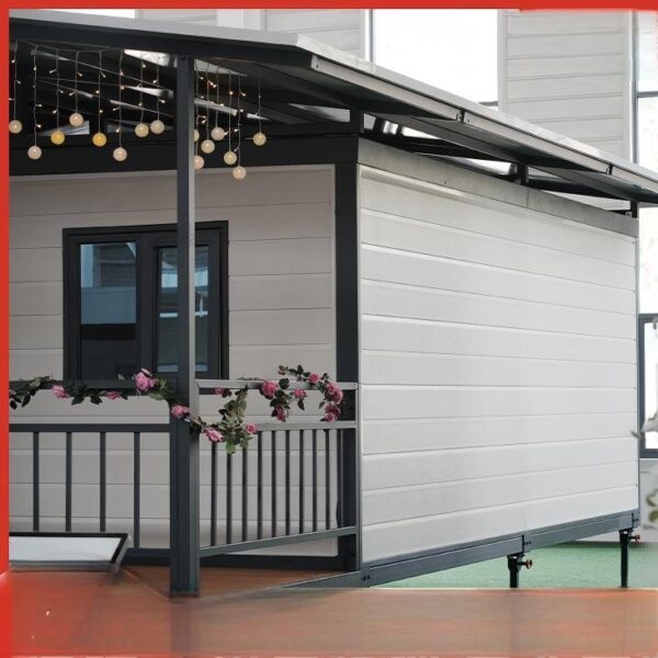 主图3 Double-wing folding house with a pavilion